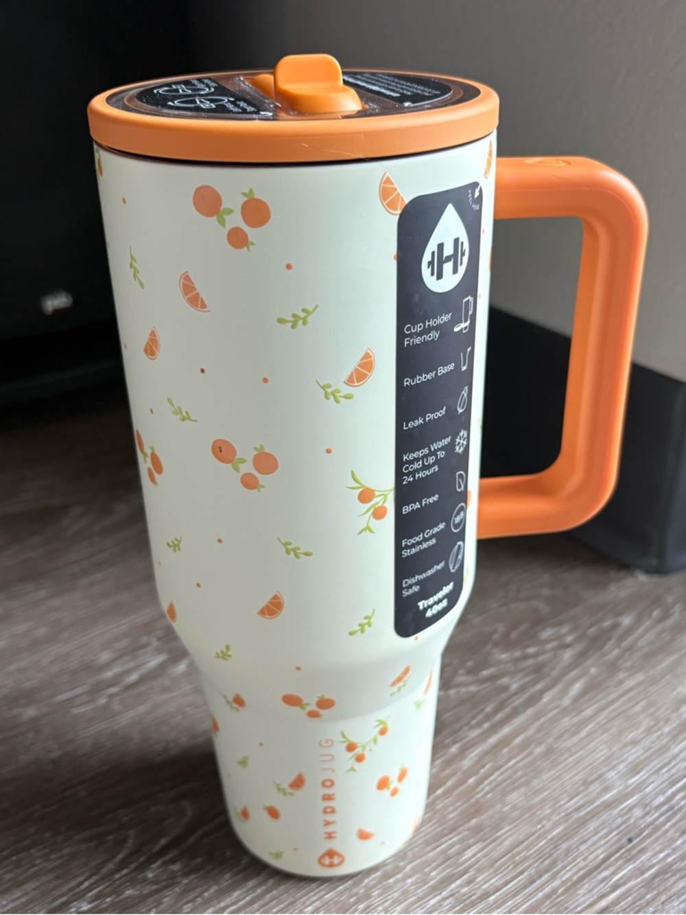 New! Limited Edition HydroJug "Citrus" 40oz Traveler